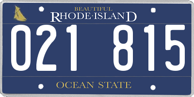 RI license plate 021815