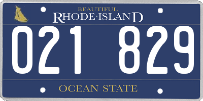 RI license plate 021829