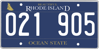 RI license plate 021905