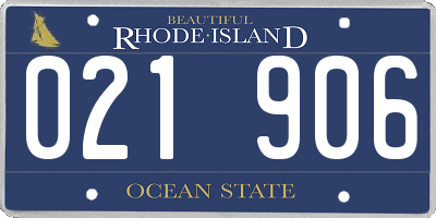 RI license plate 021906