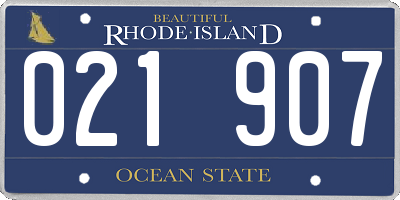 RI license plate 021907
