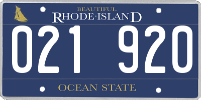 RI license plate 021920