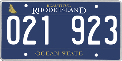 RI license plate 021923