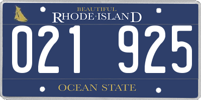 RI license plate 021925