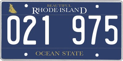 RI license plate 021975