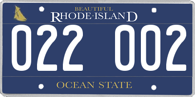 RI license plate 022002