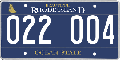 RI license plate 022004