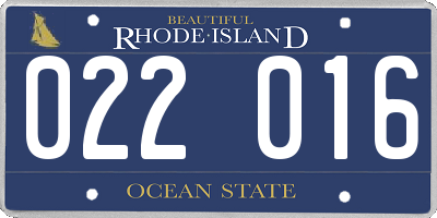 RI license plate 022016
