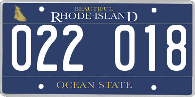 RI license plate 022018