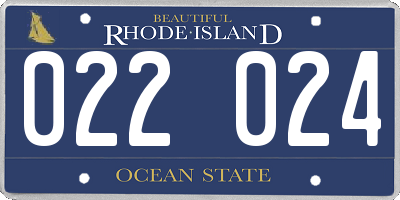 RI license plate 022024