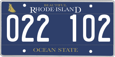 RI license plate 022102