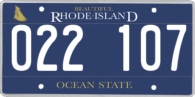 RI license plate 022107