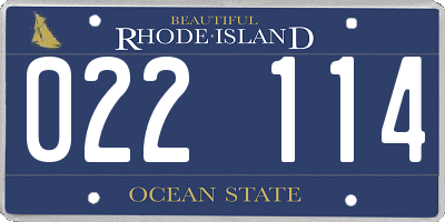 RI license plate 022114