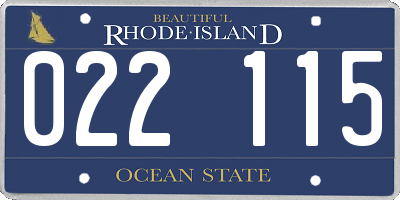 RI license plate 022115