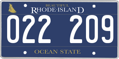 RI license plate 022209
