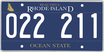 RI license plate 022211