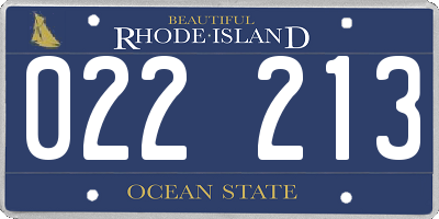 RI license plate 022213