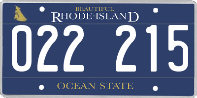 RI license plate 022215