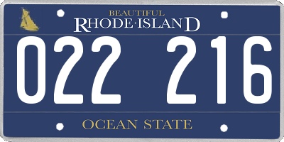 RI license plate 022216