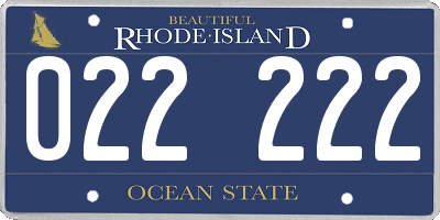 RI license plate 022222