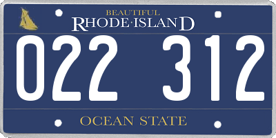 RI license plate 022312