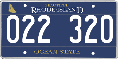 RI license plate 022320