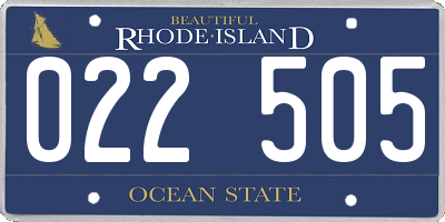 RI license plate 022505