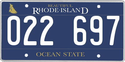 RI license plate 022697