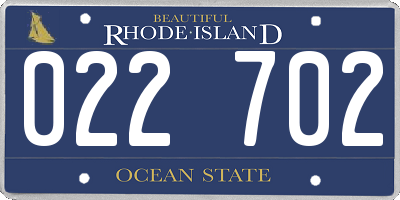 RI license plate 022702