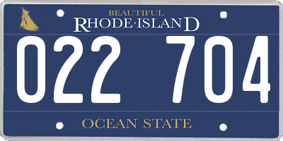 RI license plate 022704