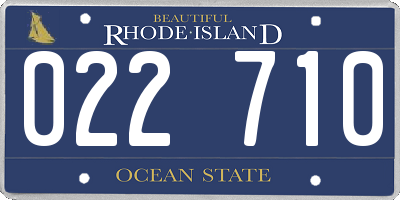 RI license plate 022710
