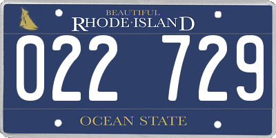 RI license plate 022729