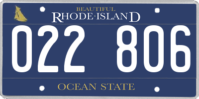 RI license plate 022806