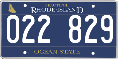 RI license plate 022829