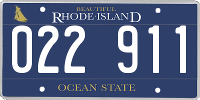 RI license plate 022911