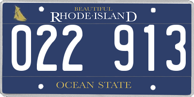 RI license plate 022913