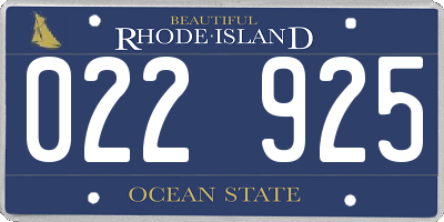 RI license plate 022925