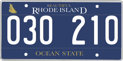 RI license plate 030210