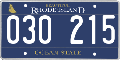 RI license plate 030215