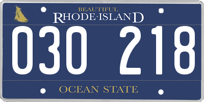 RI license plate 030218