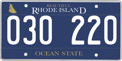RI license plate 030220
