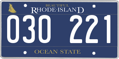 RI license plate 030221