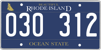 RI license plate 030312