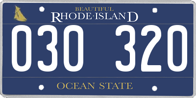 RI license plate 030320
