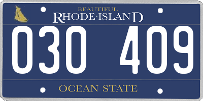 RI license plate 030409