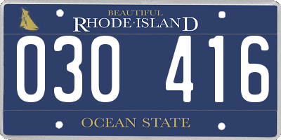 RI license plate 030416