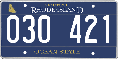 RI license plate 030421