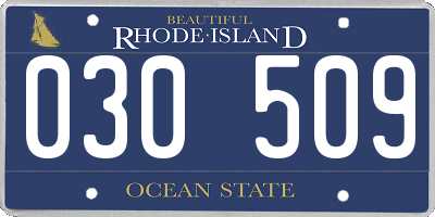 RI license plate 030509