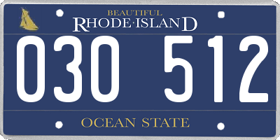 RI license plate 030512