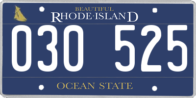 RI license plate 030525